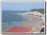 Panorama della spiaggia di Gabicce Mare